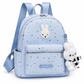 Galaxy Blue backpack three-quarter view