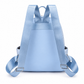Galaxy Blue backpack back view with shoulder straps