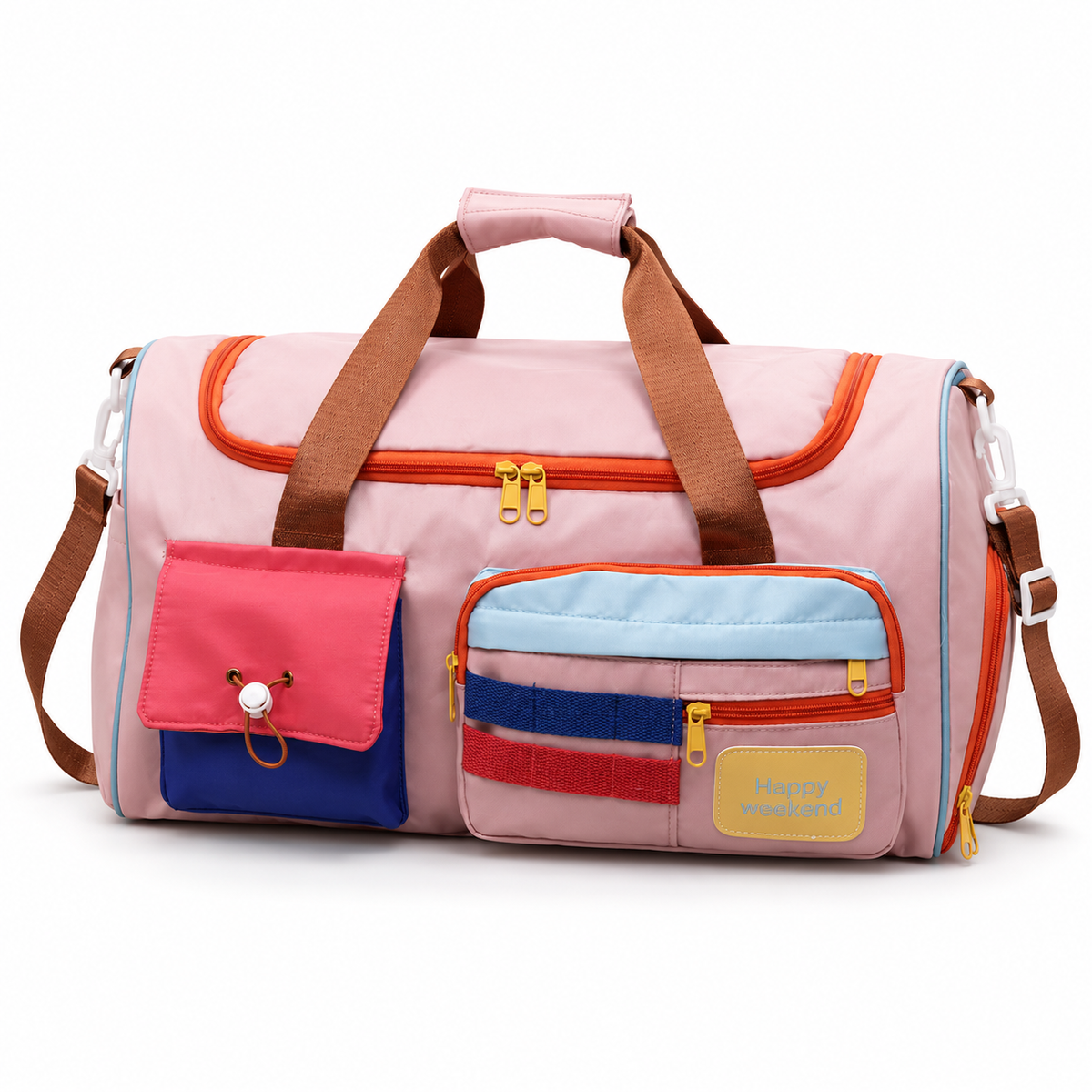 Canyon Dreamhood Series Duffel Pink Flamingo, pink colour-block