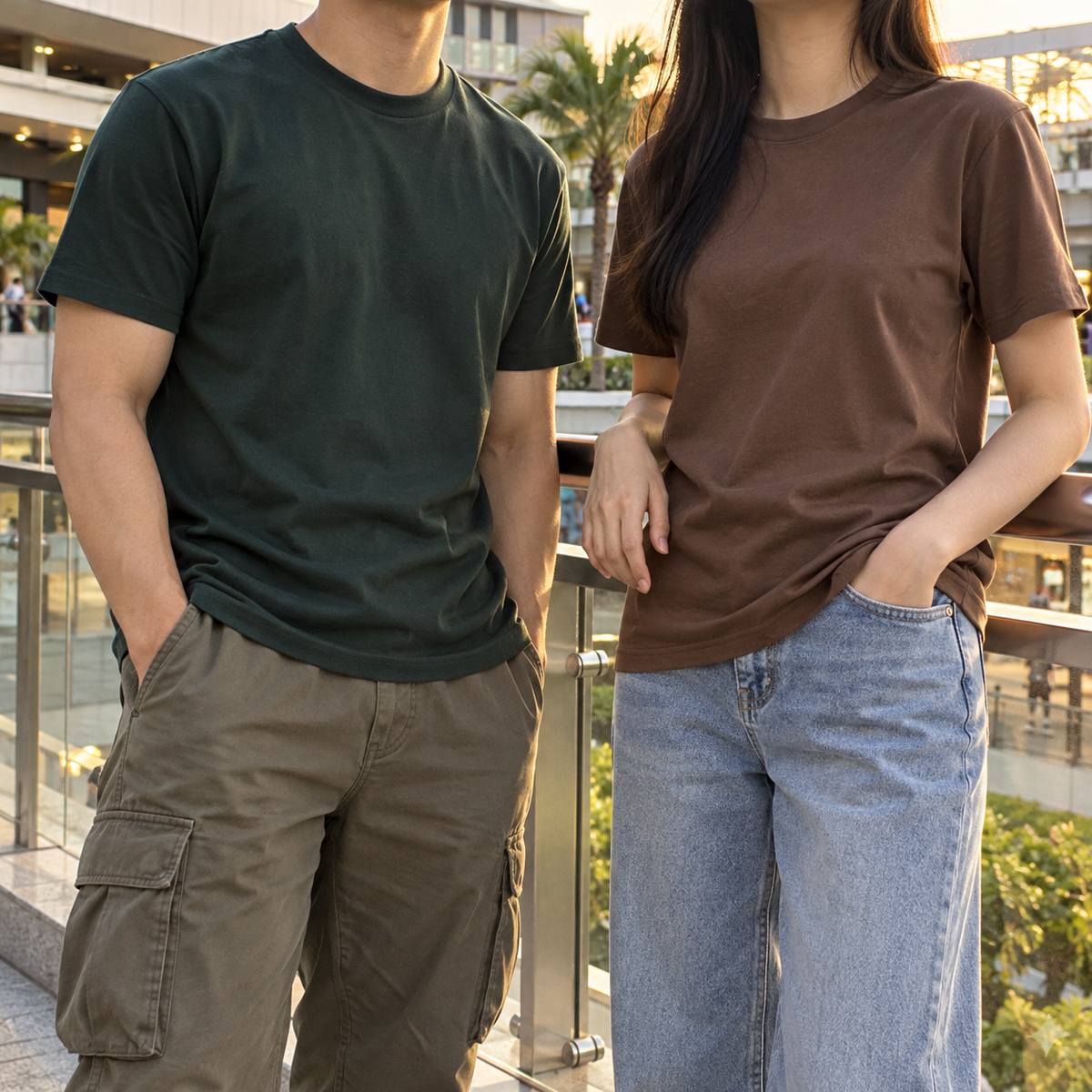 SNK ColourCore 210G Cotton Tee - Two Models