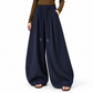 SNK Mooncurve Wide-Leg Pants in Midnight Navy