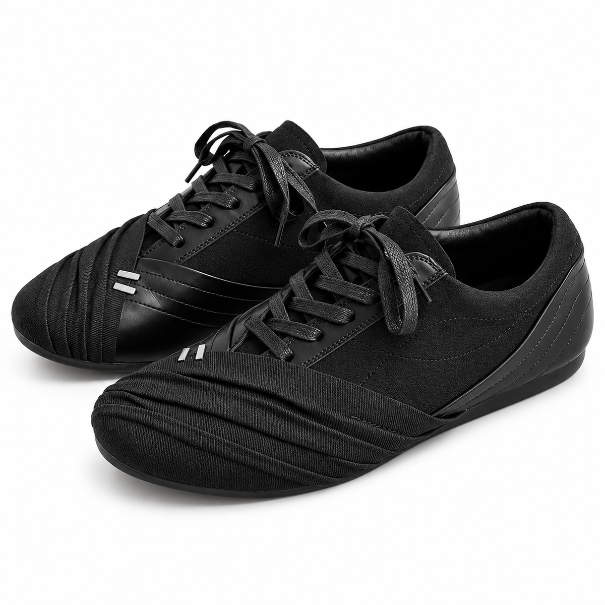 SNK Shadow Fold Trainer in Shadow Black, pair