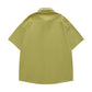 "Pocket Fox & Rabbit" Oversized Corduroy Sleeve Shirt