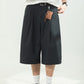 "The City Boy" Oversized Pleated Shorts