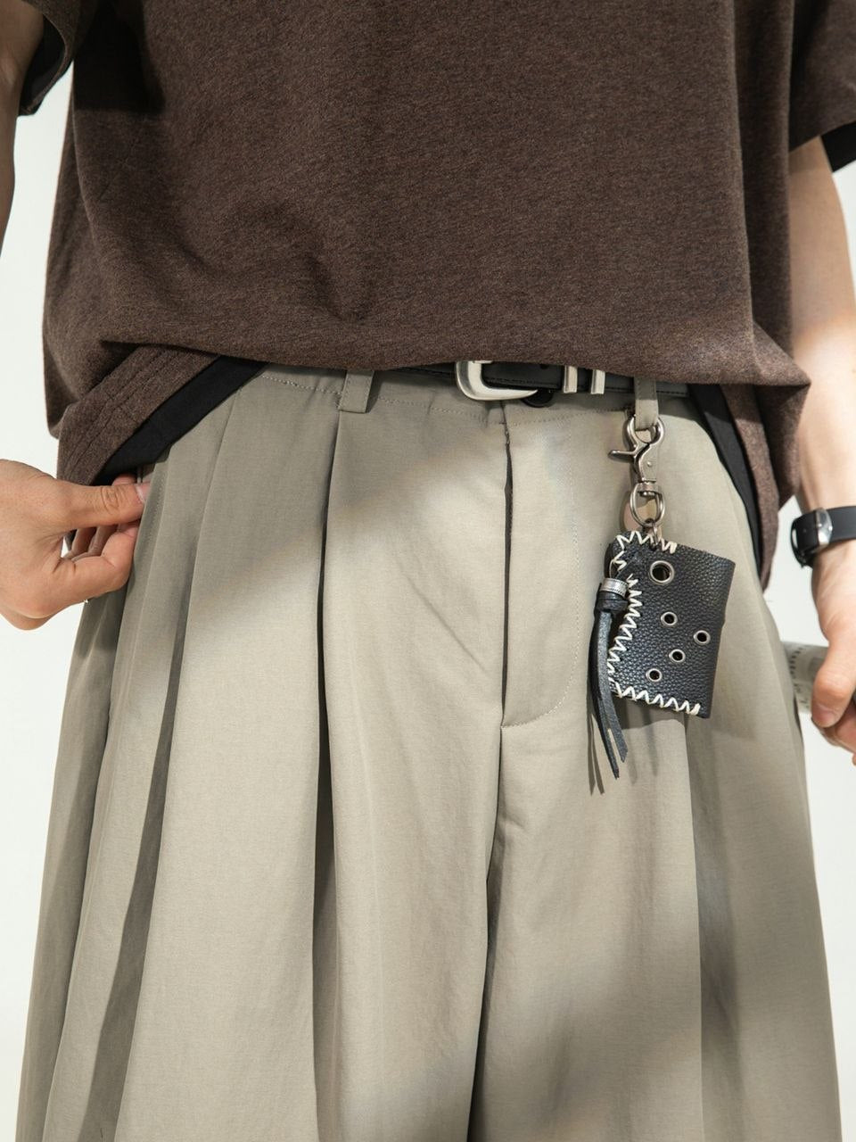 "The City Boy" Oversized Pleated Shorts