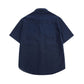 "Pixel-Pop Denim" Button-Up