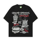"Grand Opening Retro Ad" 270G Oversized Men's Tee