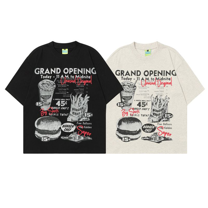 "Grand Opening Retro Ad" 270G Oversized Men's Tee