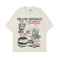 "Grand Opening Retro Ad" 270G Oversized Men's Tee