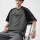 “Humour Mist Raglan” 220G Men’s Oversized Tee.