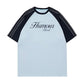 “Humour Mist Raglan” 220G Men’s Oversized Tee.