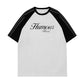 “Humour Mist Raglan” 220G Men’s Oversized Tee.