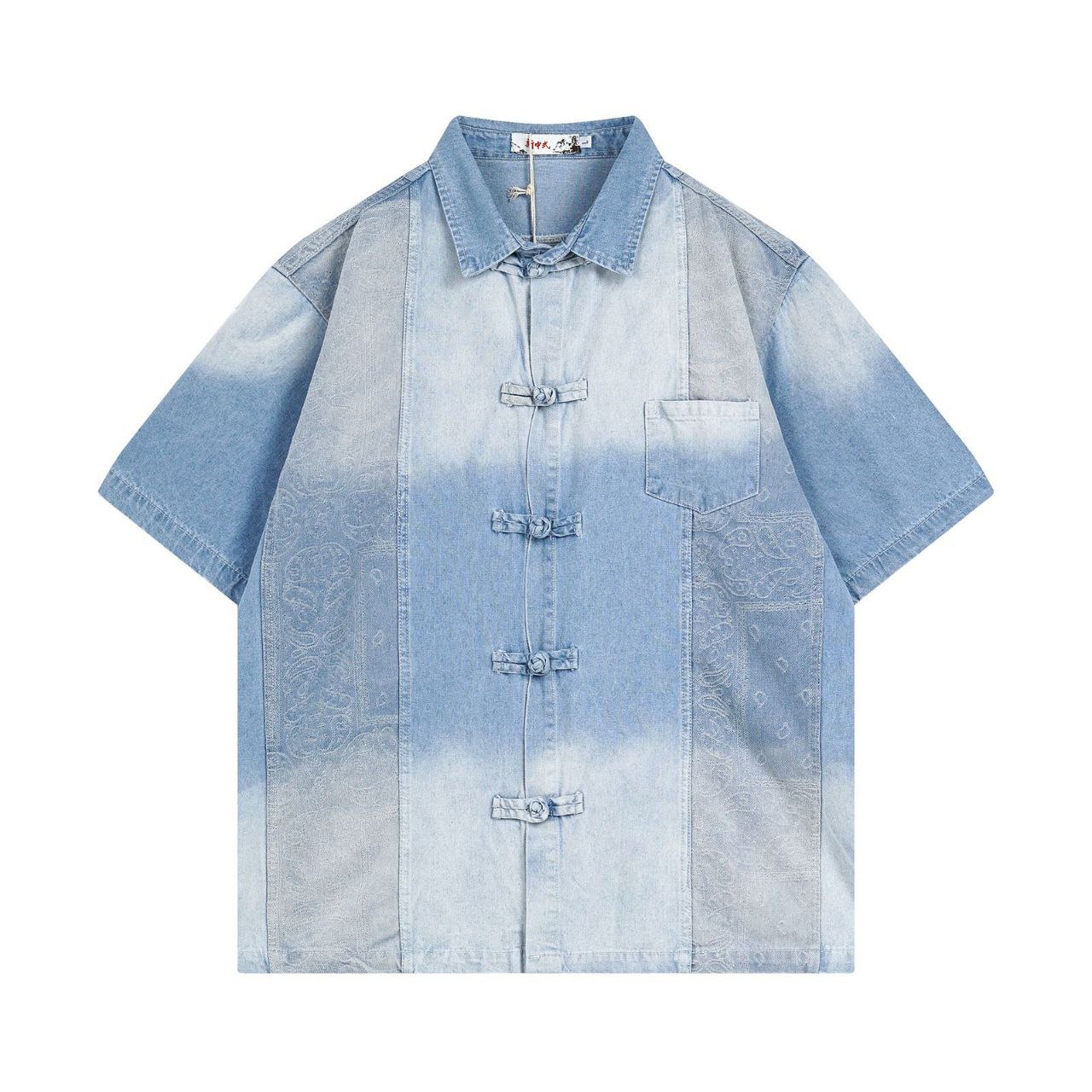 "Silk Road" 280G Oversized Tang Denim