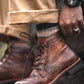 Men Vintage Lace-Up Leather Boots